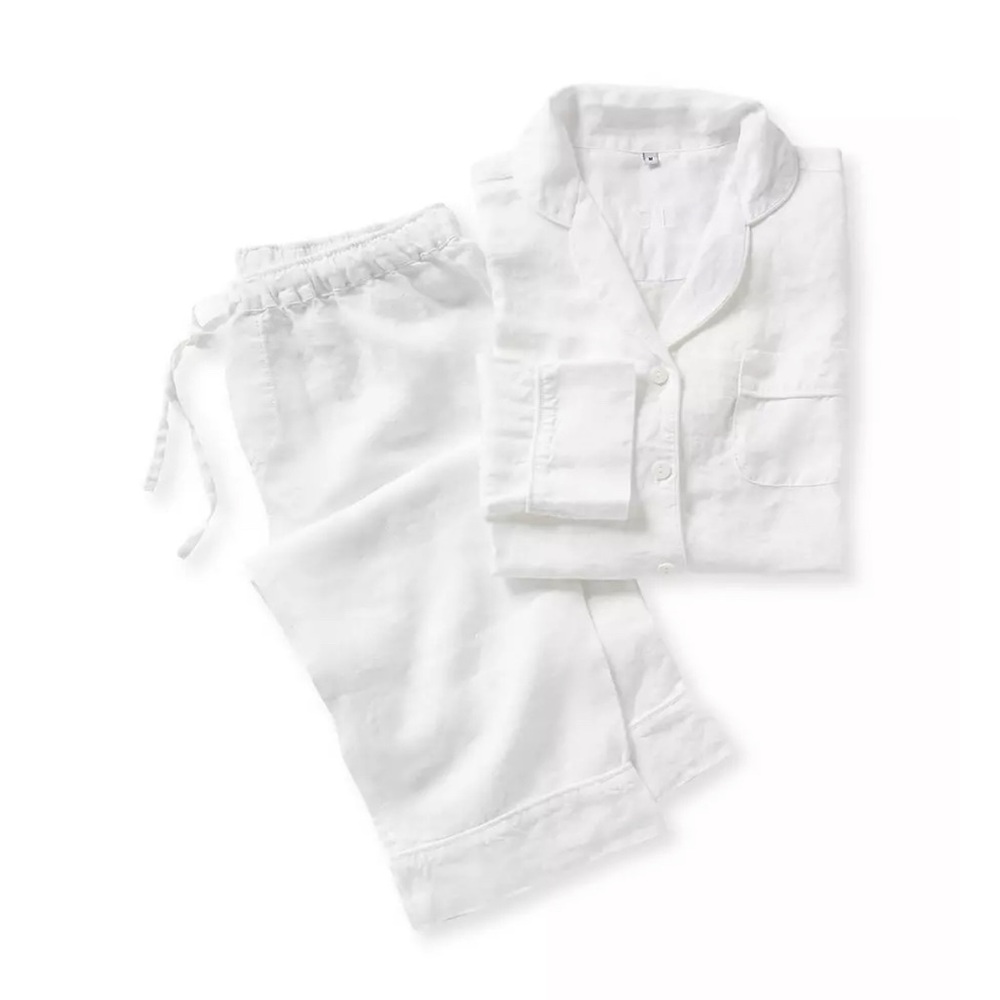Serena and Lily white linen pajama set *SOLD*